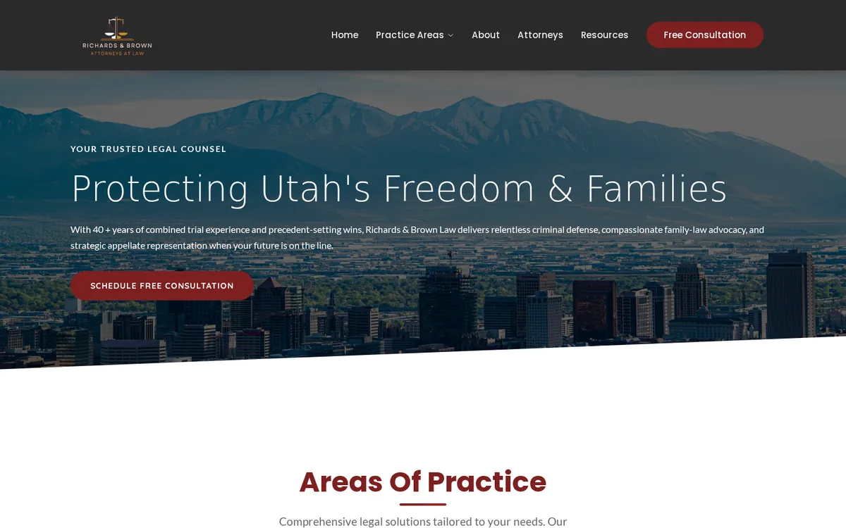 Law firm website